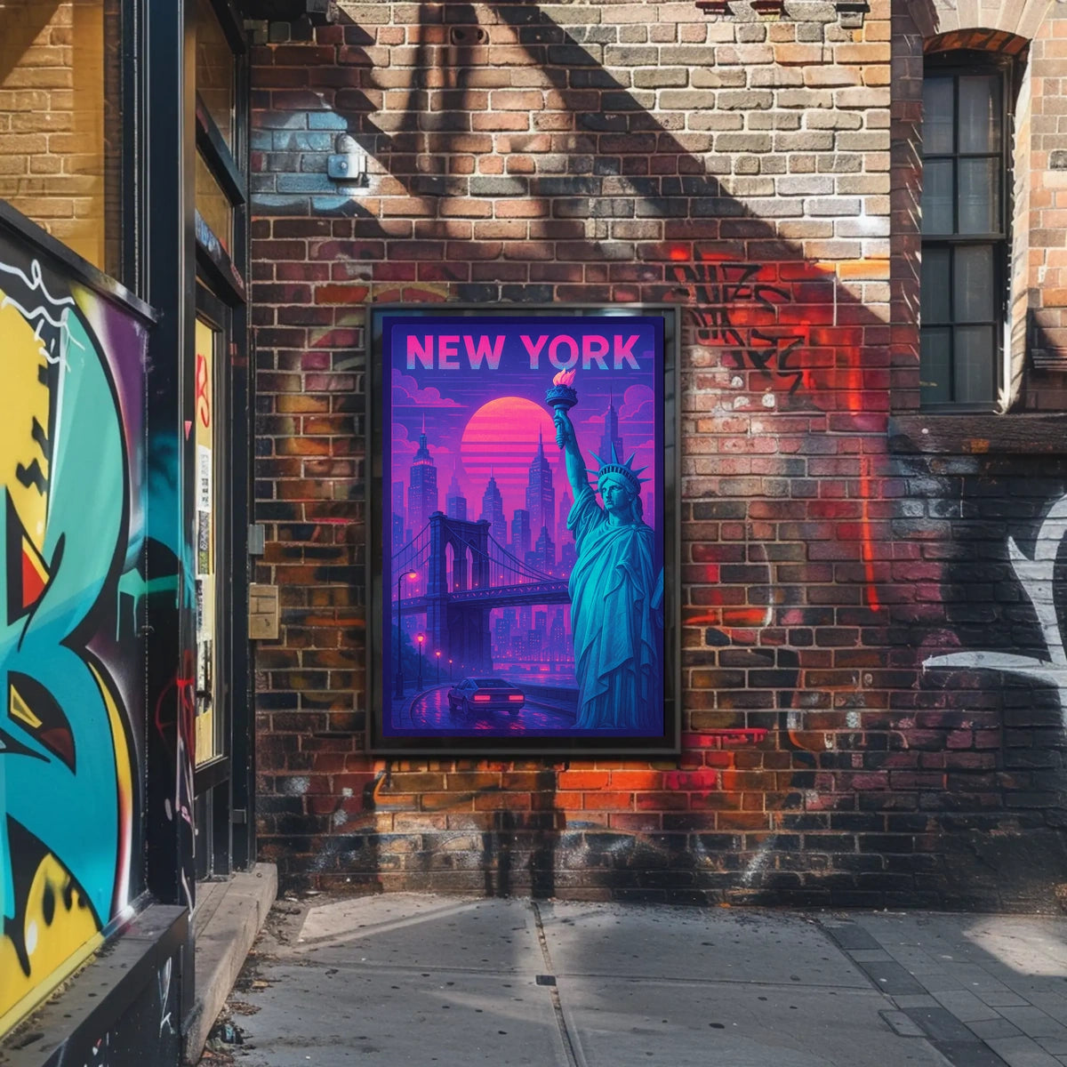 New York Cityscape Poster