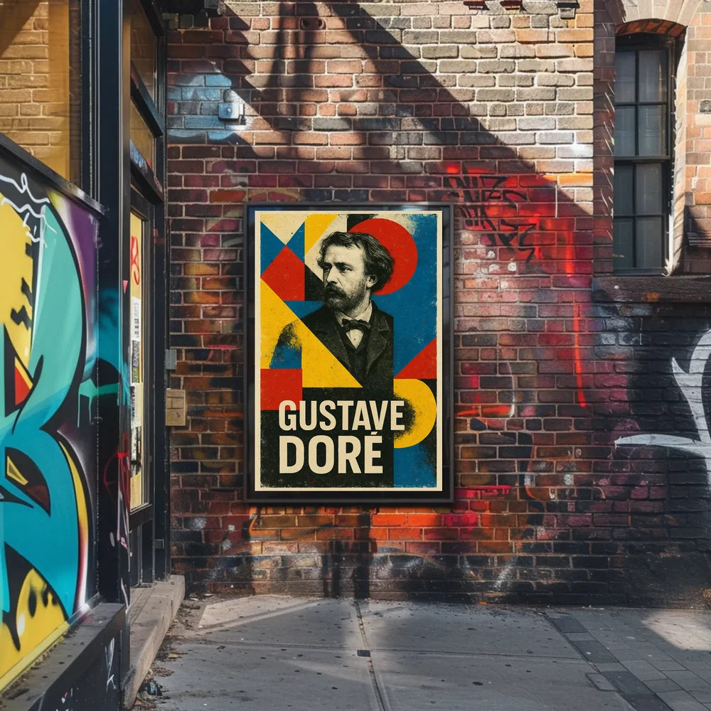 Vintage Car and Retro Attire Art Poster