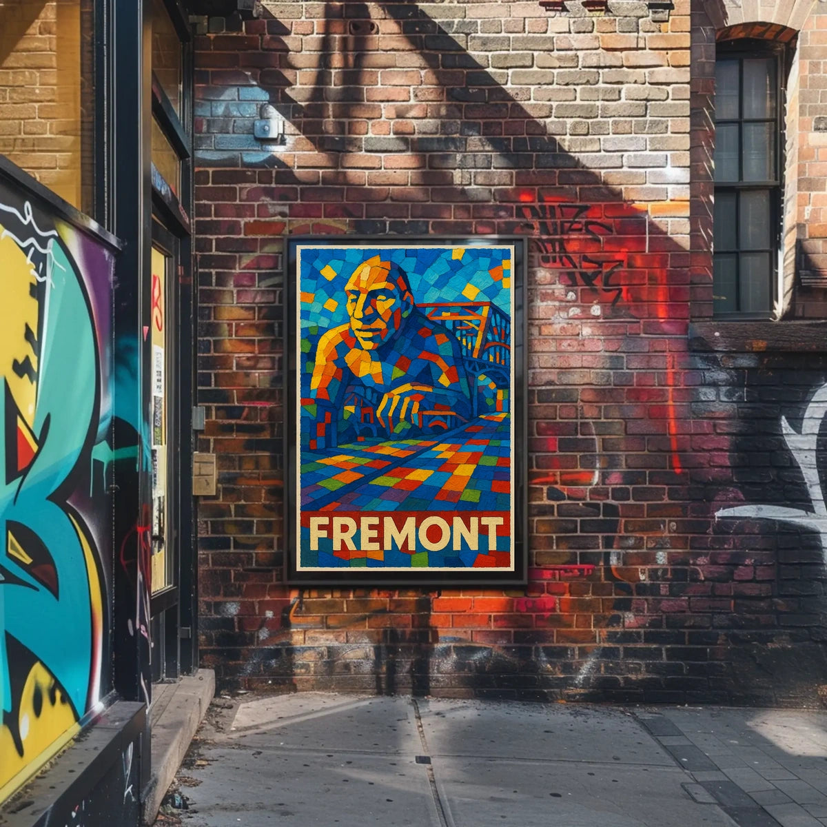 Fremont Mosaic Art Poster