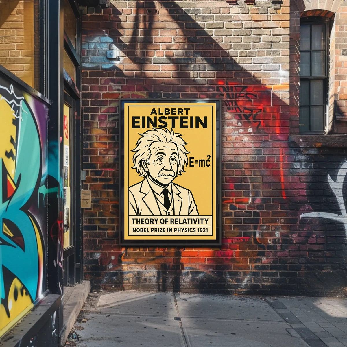 Albert Einstein Theory Of Relativity Poster