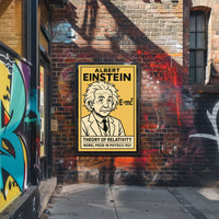 Albert Einstein Theory Of Relativity Poster