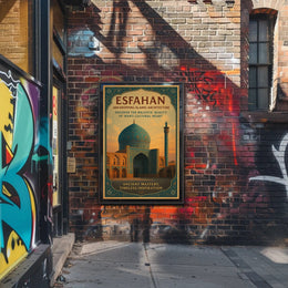 Esfahan – Majestic Islamic Architecture Poster PosterGoat