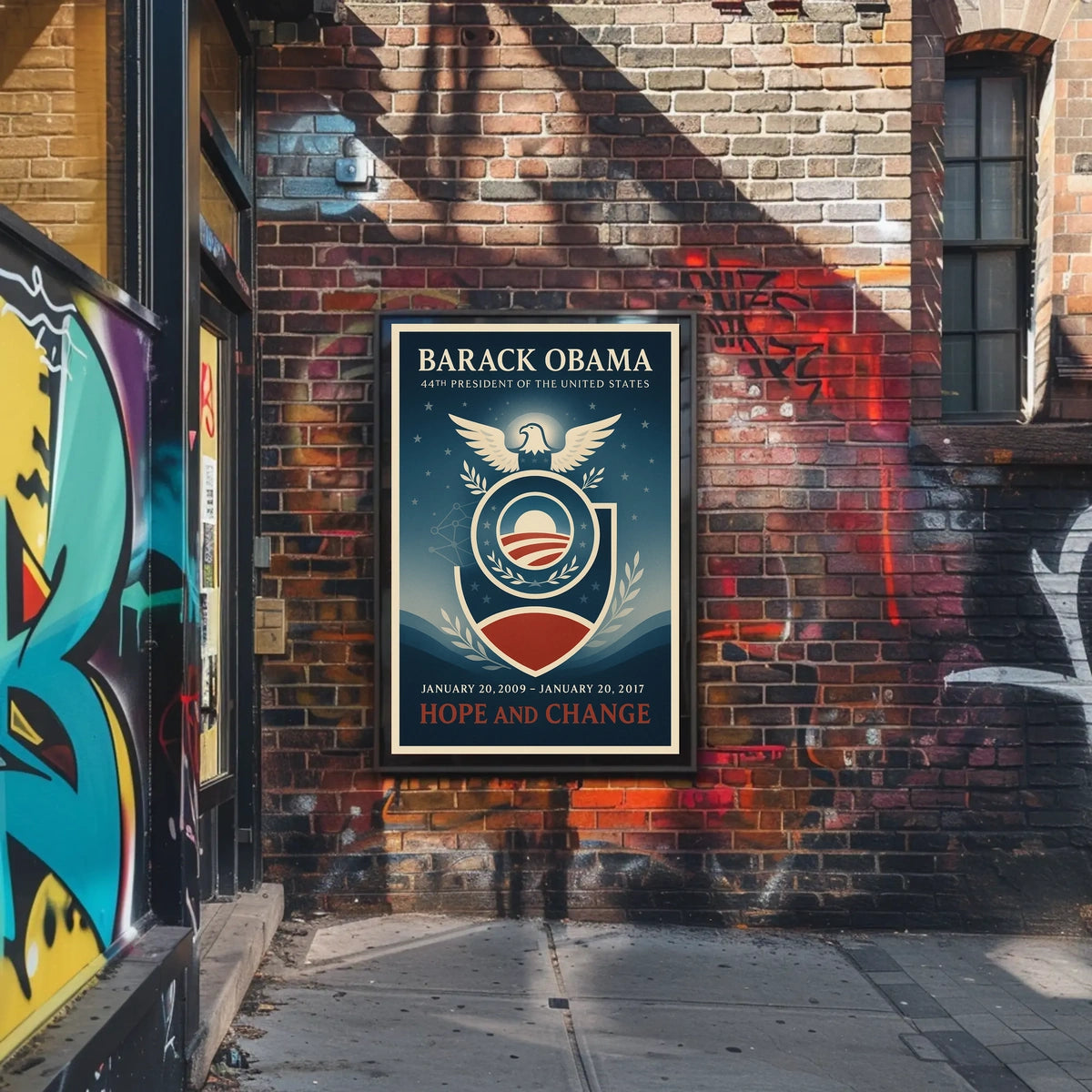 Barack Obama Hope-Inspired Art Print Historical or Presidential Poster