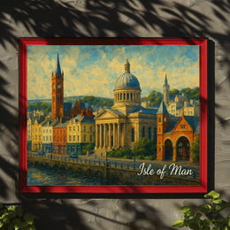 Isle of Man Architectural Charm Poster
