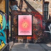 Leo Zodiac Sign Art: Inspiring Space or Astronomy Poster PosterGoat