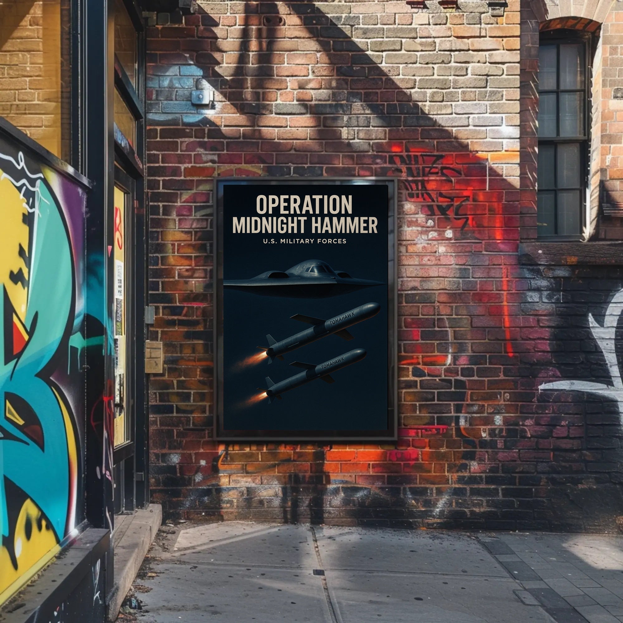 Operation Midnight Hammer Military Recruitment Poster PosterGoat