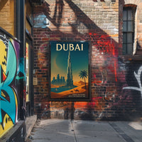 Dubai Where The Future Meets The Sands Poster