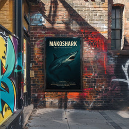 Makoshark The Oceans Predator Poster