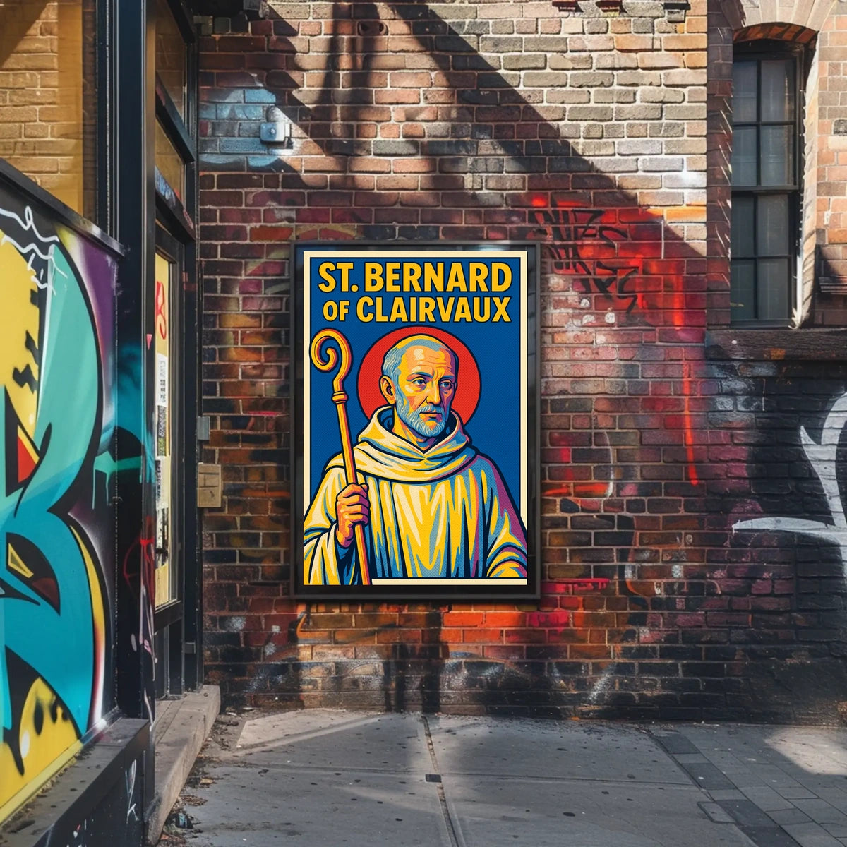 St. Bernard of Clairvaux Poster