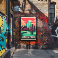 Manhattan Skyline Poster