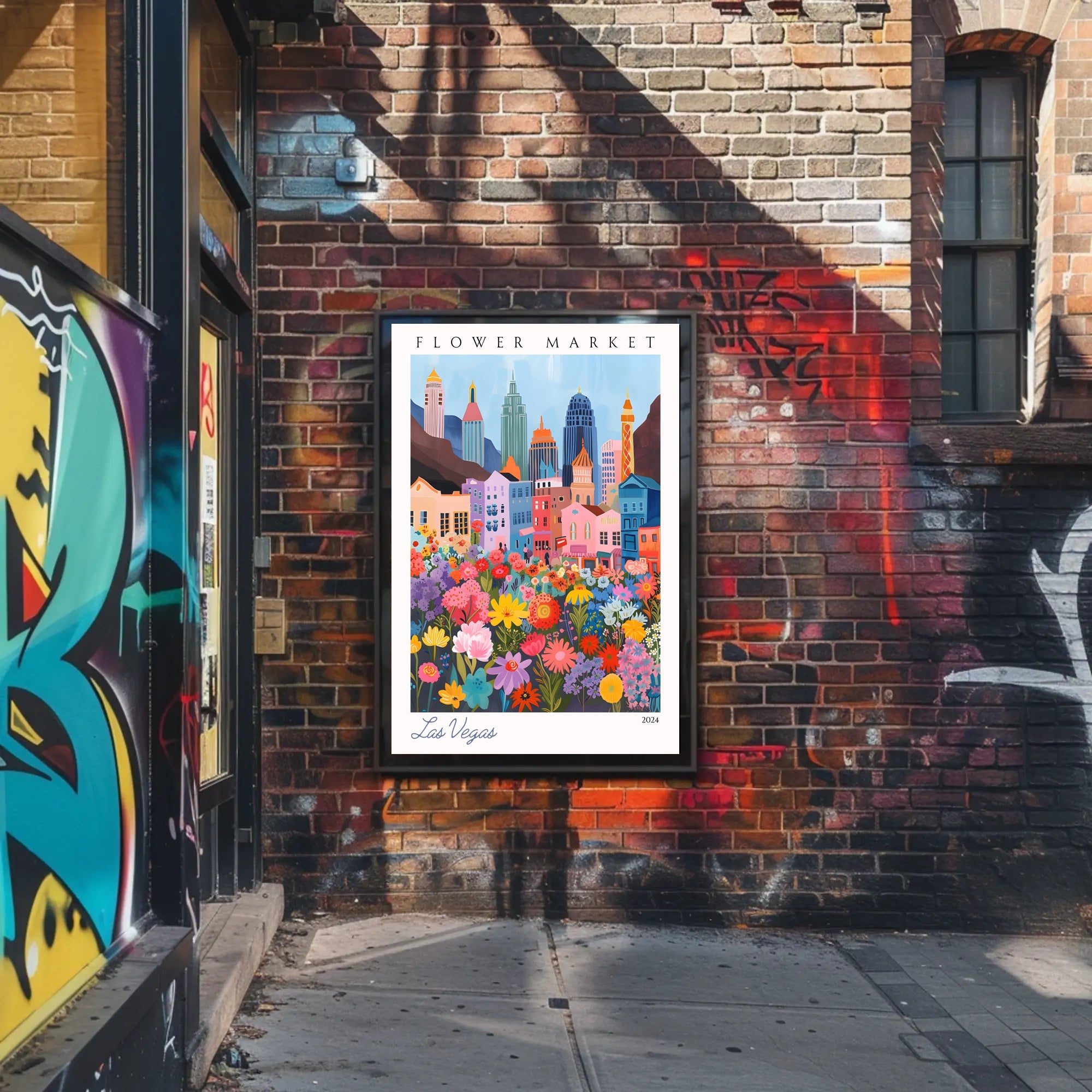 Las Vegas Flower Market 2024 Poster PosterGoat