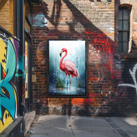 The Majestic Flamingo Poster