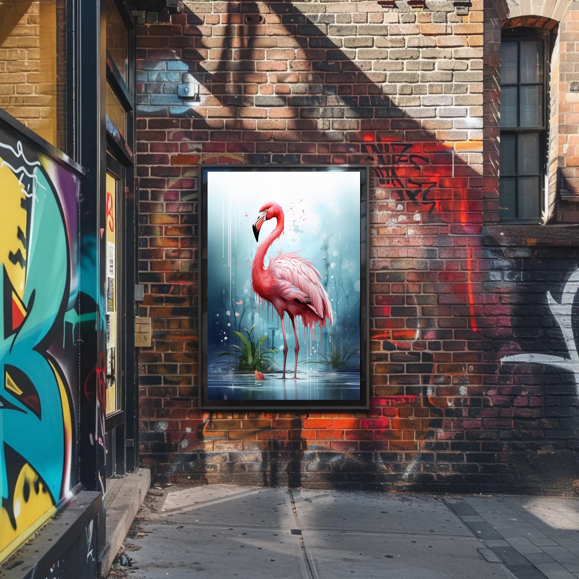 The Majestic Flamingo Poster