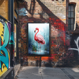 The Majestic Flamingo Poster