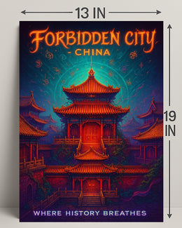 Forbidden City Enchantment in Cultural or Heritage Poster