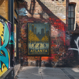 Atlanta Southern Snowfall Poster