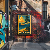 Michigan Scenic Landscape Poster