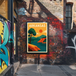 Arkansas Scenic Landscape Poster