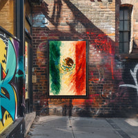 Vibrant Mexican Flag Poster