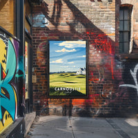 Serene Scottish Golf Course Art: Travel Poster