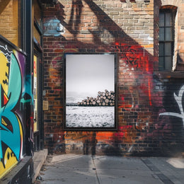 Serene Winter Timber Scene National Park Poster