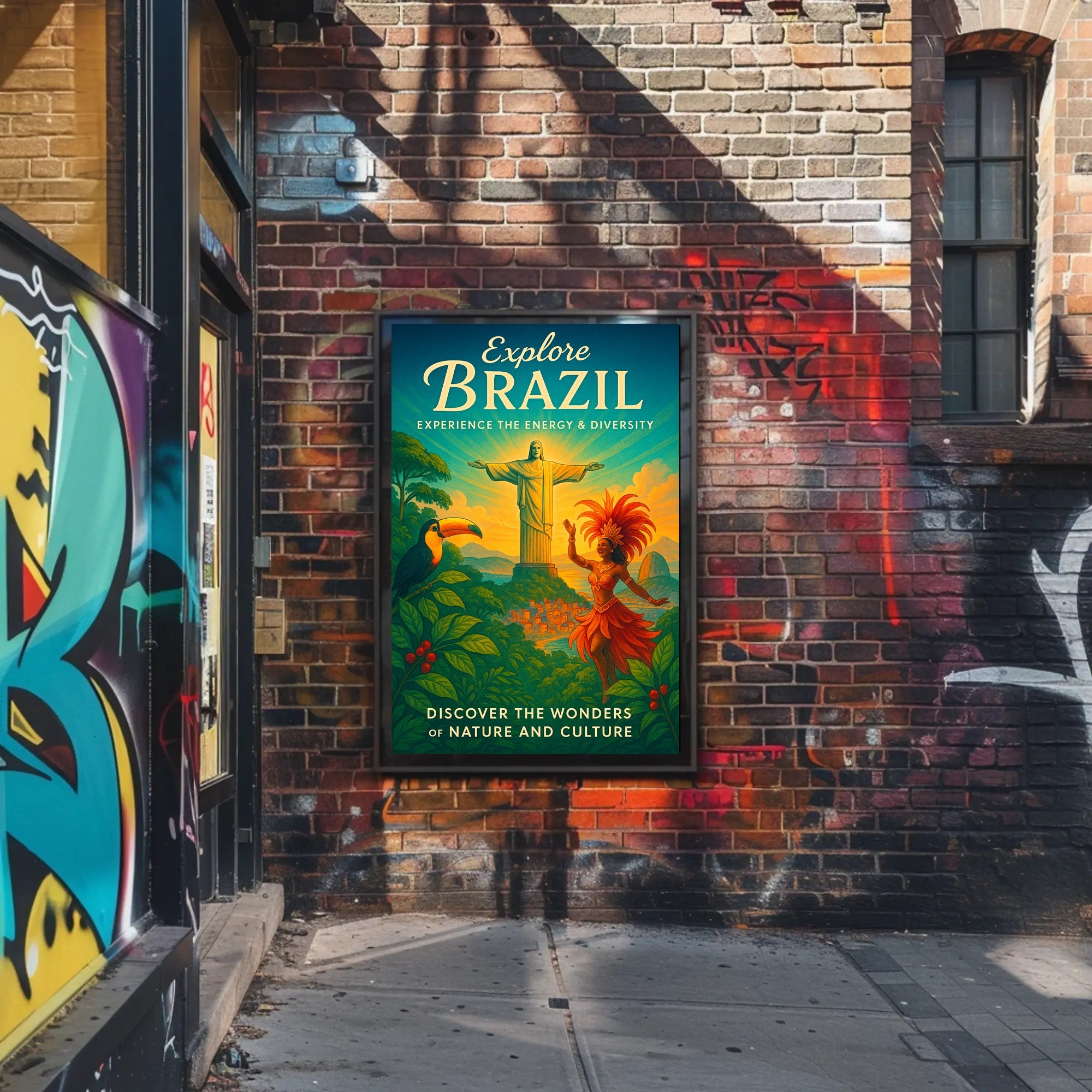 Explore Brazil Poster