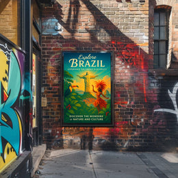 Explore Brazil Poster