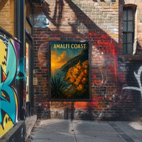 Amalfi Coast Serene Sunset Poster