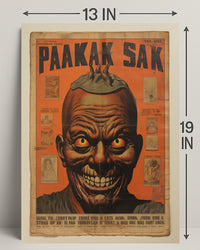 Paakak Sak Vintage Horror Vintage Poster