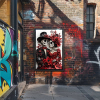 Día de los Muertos Quilling Art Poster - Cultural or Heritage Poster