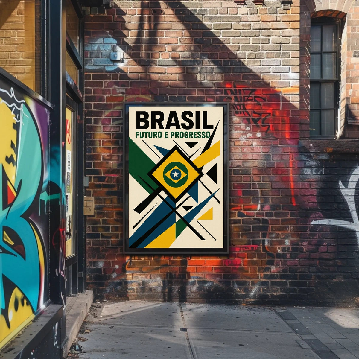 Brasil Futuro e Progresso Poster