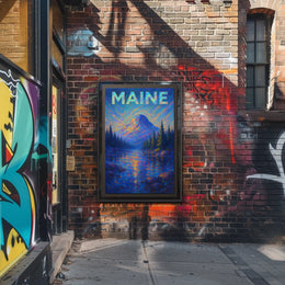 Majestic Maine Landscape Poster