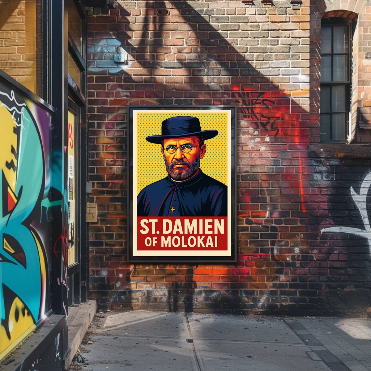 St. Damien of Molokai Poster