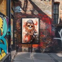 Galactic Warrior Portrait Poster