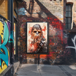 Galactic Warrior Portrait Poster