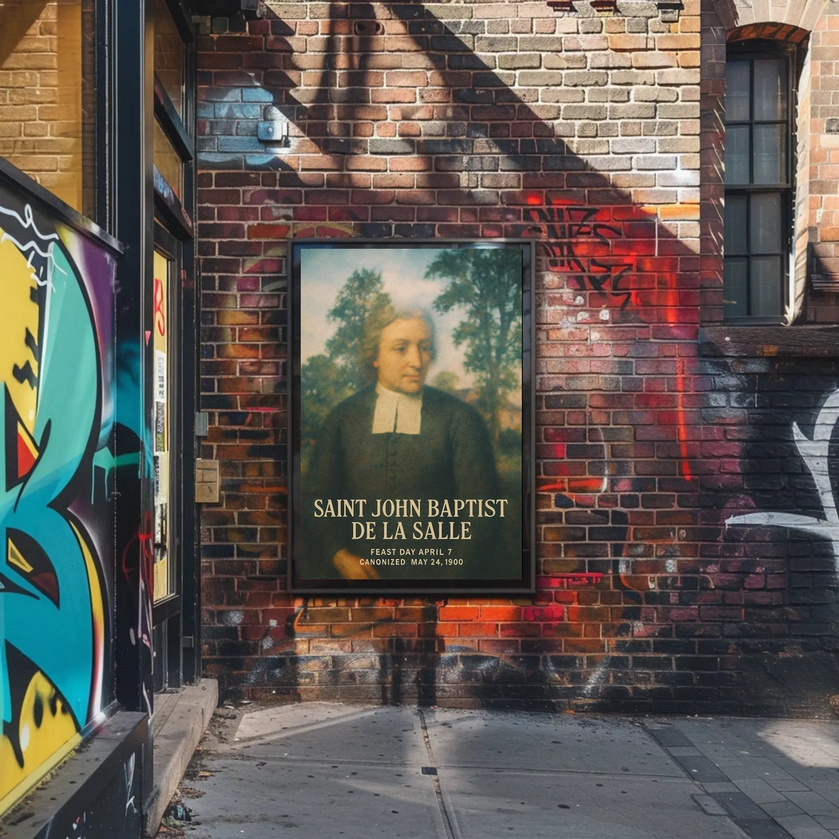 Saint John Baptist De La Salle Poster