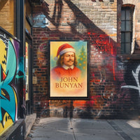 John Bunyan Christmas Festive Historical Portrait Poster