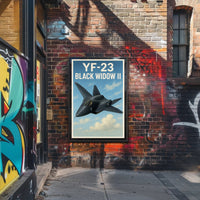 YF-23 Black Widow II Poster PosterGoat