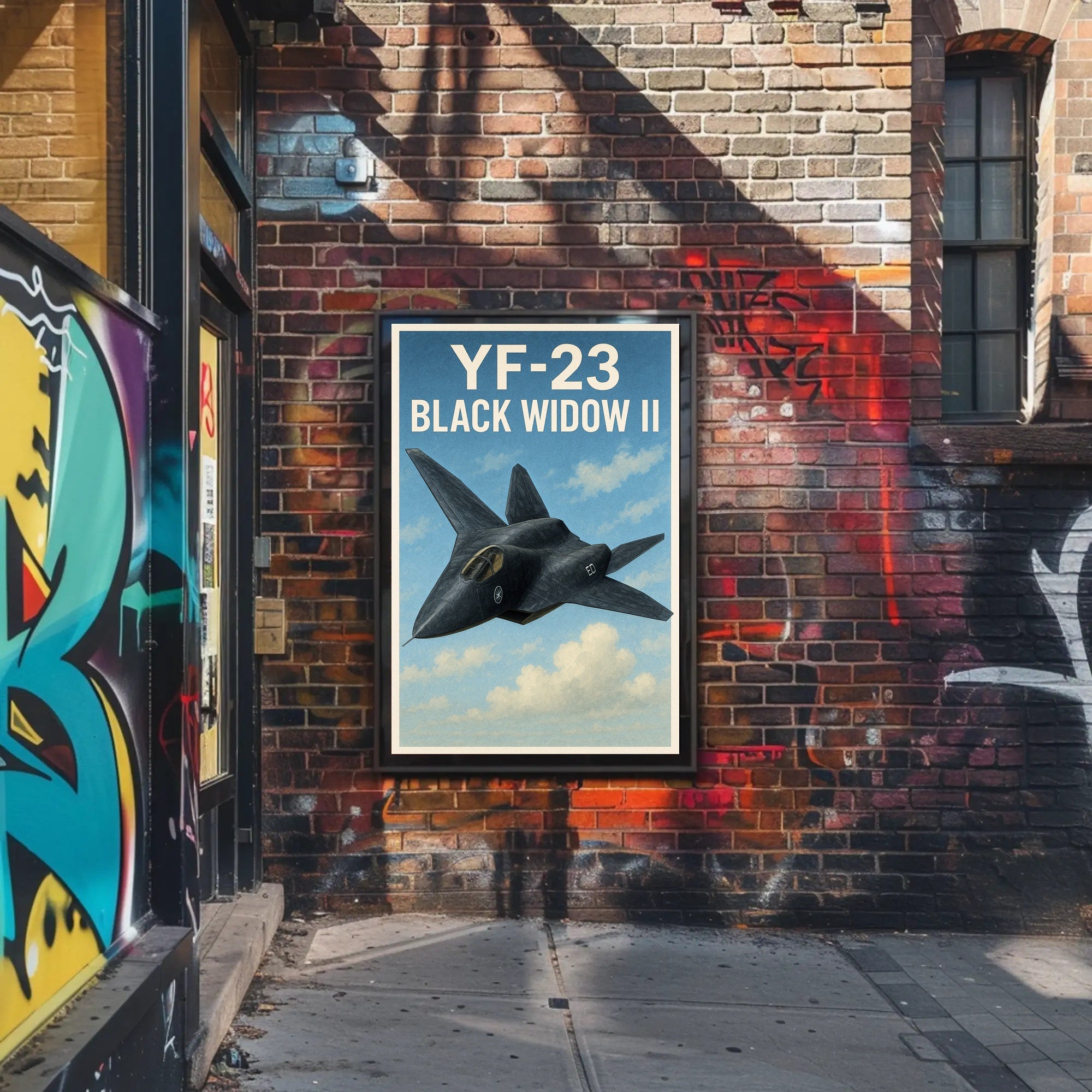 YF-23 Black Widow II Poster PosterGoat