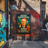 47th President Christmas Miracle 2025 Political Poster