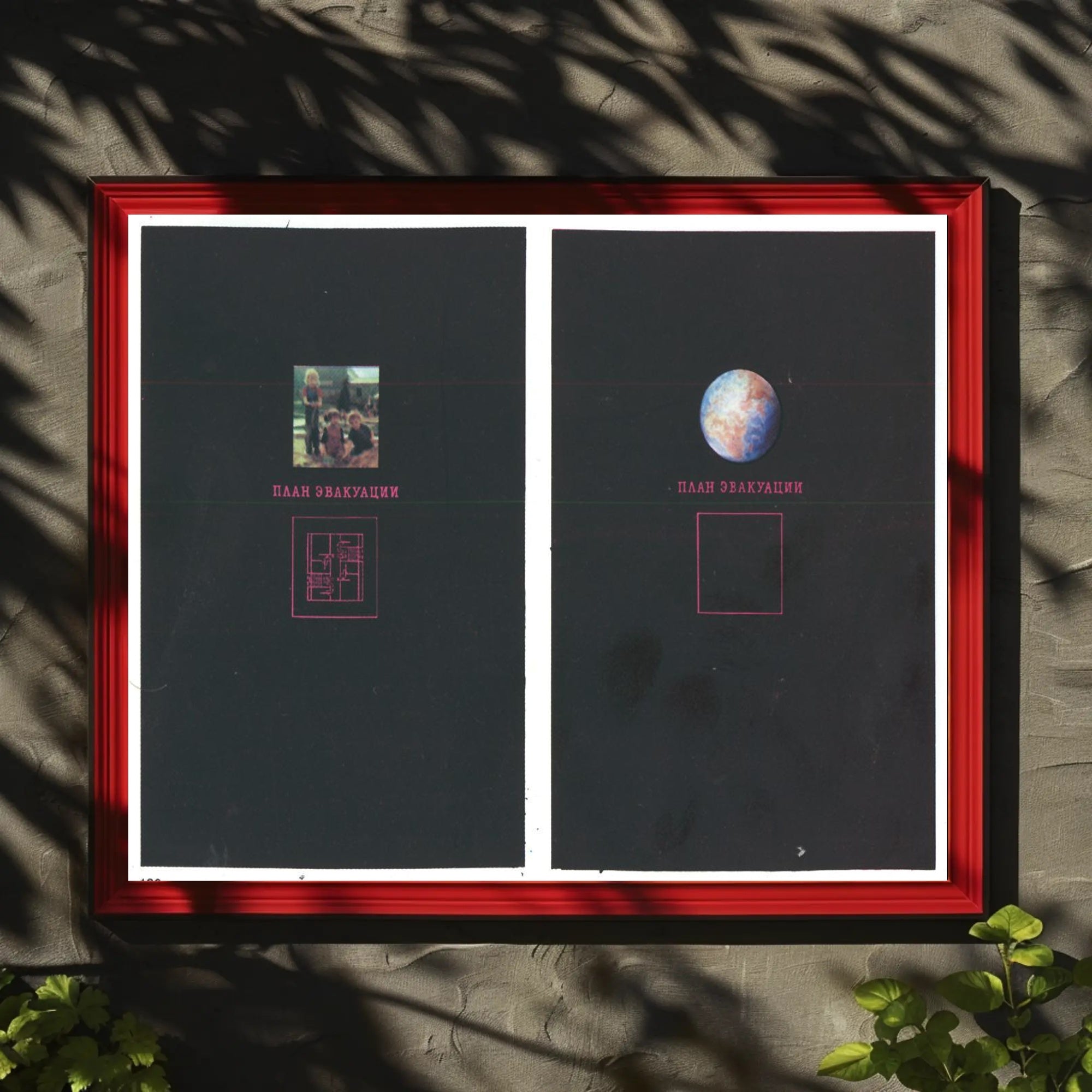 Evacuation Plan Concept Poster