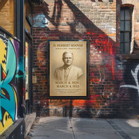Herbert Hoover Portrait: Historical or Presidential Poster
