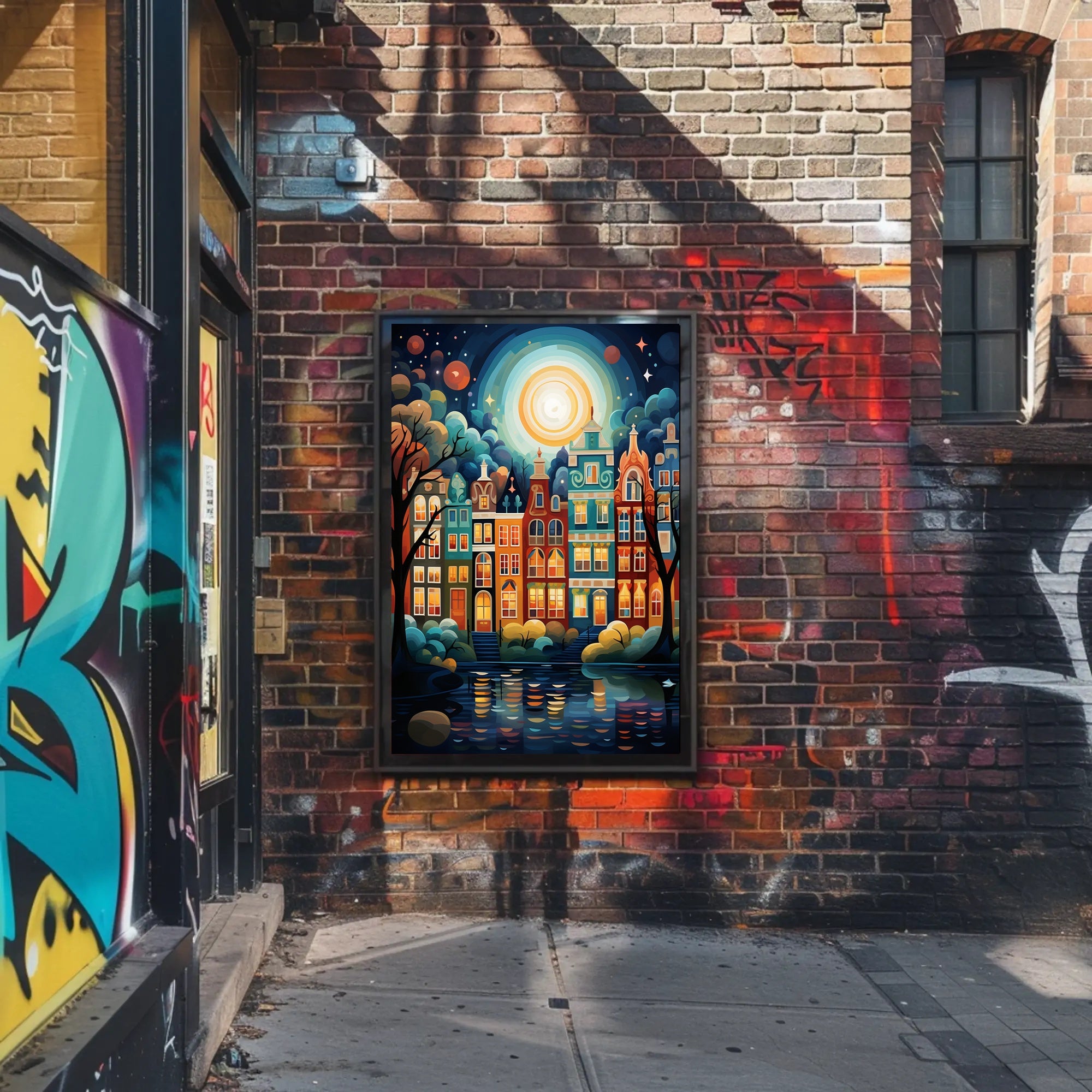 Enchanted Cityscape Poster