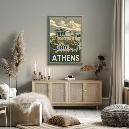 Athens Acropolis Poster