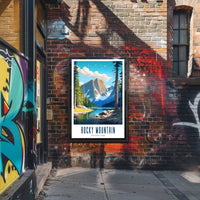 Rocky Mountain National Park Scenic Poster Print