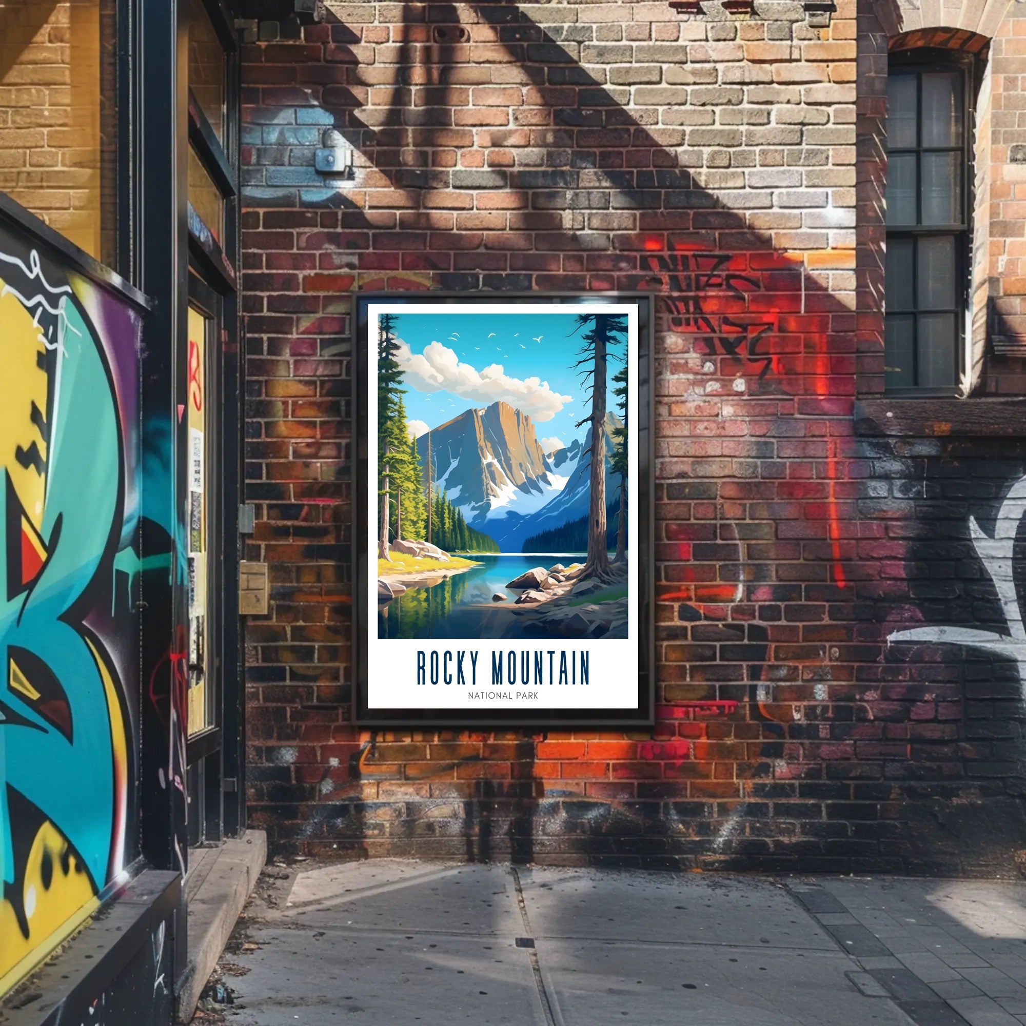 Rocky Mountain National Park Scenic Poster Print