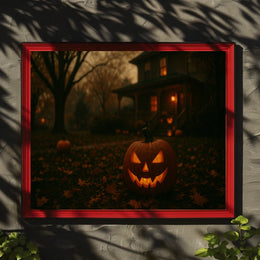 Moody Halloween Night Gothic Poster