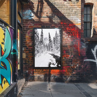 Winter Wonderland Photorealistic National Park Poster