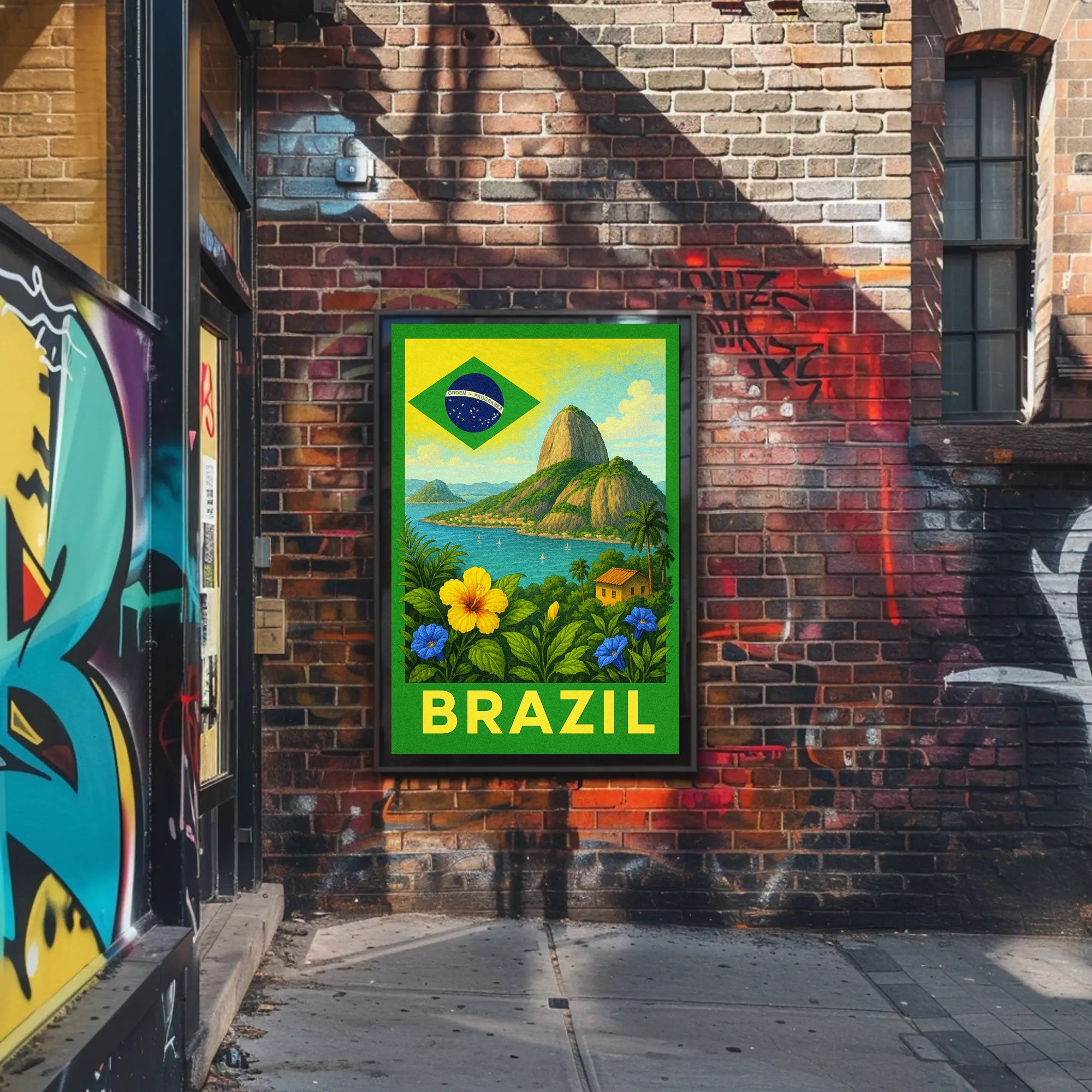 Discover Brazil Poster PosterGoat