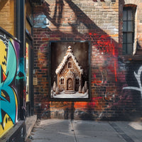 Enchanting Gingerbread House Poster